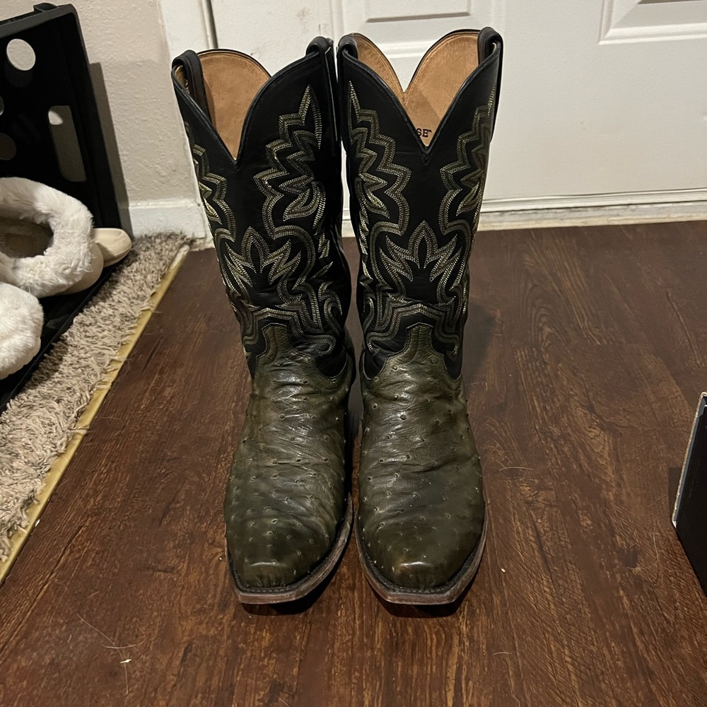 Lucchese Ostrich Boots